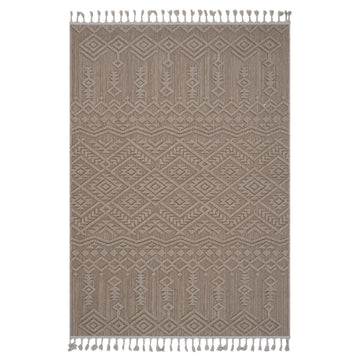 4x6 Natural Traditional Indoor/Outdoor Area Rug
