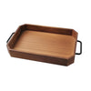 SOGA 28.3x20.1x5cm Paulownia Wood Serving Tray