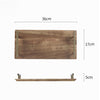 NNEAGS 36cm Brown Rectangle Wooden Acacia Food Serving Tray Charcuterie Board Centerpiece  Home Decor