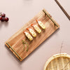 Acacia Wood Serving Tray & Charcuterie Board, 39cm Rectangle Brown