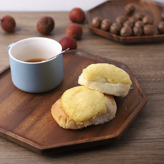 Octagon Acacia Wood Serving Tray & Charcuterie Board, 20cm