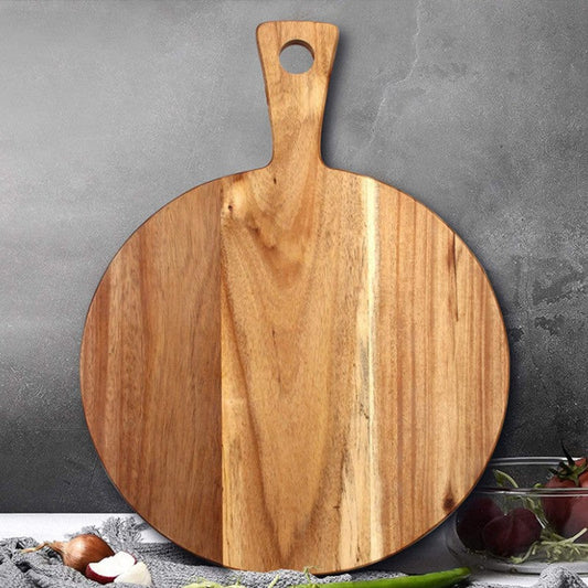 42cm Acacia Wood Cutting Board & Charcuterie Serving Paddle