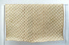 White Triangle Handwoven Grass Rug | 6’ x 5’