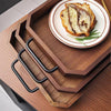 Paulownia Wood Serving Tray, 33.8 x 23cm