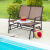 Iron Patio Rocking Chair for Two