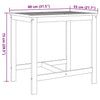 Balcony Dining Set with Cushions — 3 Pc