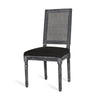 Cane-Back Solid Wood Dining Chairs, Set of 2