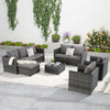 Outdoor Patio Seating Set 6-piece set with Cushions for Patio, Garden