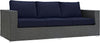 Weather-Resistant Wicker Rattan Outdoor Patio Sofa Set-0