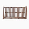 Acacia Wood Porch Swing Bed — Twin Size