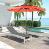 10 Ft 3-Tier Auto-Tilt Patio Umbrella, Orange