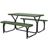 All-Weather Picnic Table & Bench Set, Green