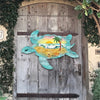Sea Turtle Coastal Holiday Door Hanger
