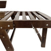Adjustable Wood Daybed Sofa — Gray