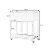 Mini Wood Cold Frame — Compact 2-Door