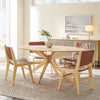 Crossroads 71-Inch Oak Oval Dining Table, Mid-Century