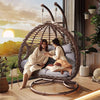 Twisted Wave Hanging Basket Swing Chair