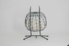 Wicker Egg Chair with Stand — 2 Person