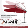 10 ft Patio Cantilever Umbrella with Cover