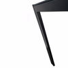 Tempered Glass & Iron Dining Table, Black