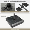 11Ft Cantilever Patio Umbrella 360  Rotation   Integrated Tilting