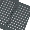 Expandable Patio Table, Outdoor Dining Table for 4-6 with Aluminum Frame for Garden, Lawn, Balcony Terrace, Gray