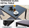 Metal Outdoor Patio Furniture Set 4 Piece With Cushions