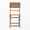 Acacia Wood Folding Outdoor Dining Chair, Set of 2