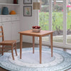 Groveland Light Oak Solid Wood Square Dining Table, 29 Inch