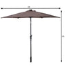 9ft Solar LED Tilt Market Umbrella with Crank – Tan