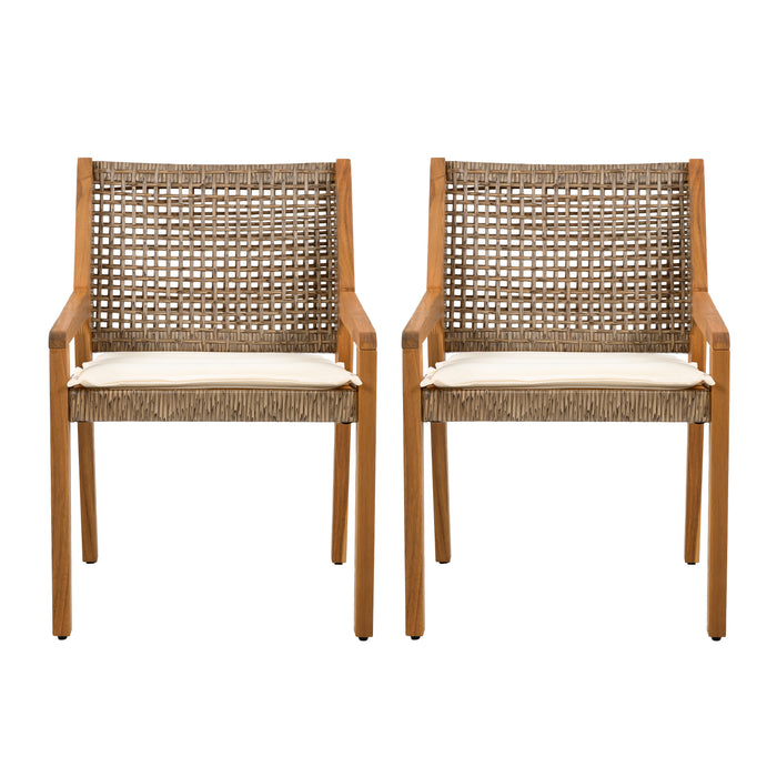Solid Acacia & Rope