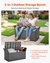 Rattan Storage Bench — 40 Gallon