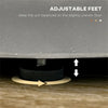 Concrete-Look Side Table, Light Gray