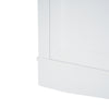 Bayfront 67" White TV Console with Glass Doors