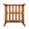 Acacia Wood Mid-Century Outdoor Lounge Chair