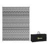 8x10 Gray Boho
