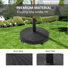 20.5" Heavy Duty Rolling Umbrella Base with Locking Wheels