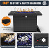 13-Piece All-Weather Wicker Patio Set with Fire Pit Table