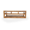 Acacia Wood Porch Swing Bed — Twin Size