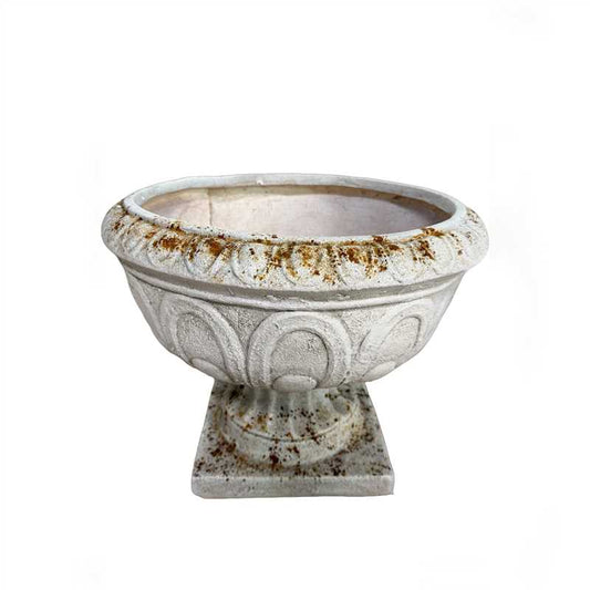 Rust-Finish MGO Garden Urn Planter