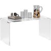 Waterfall Acrylic Coffee Table, Clear
