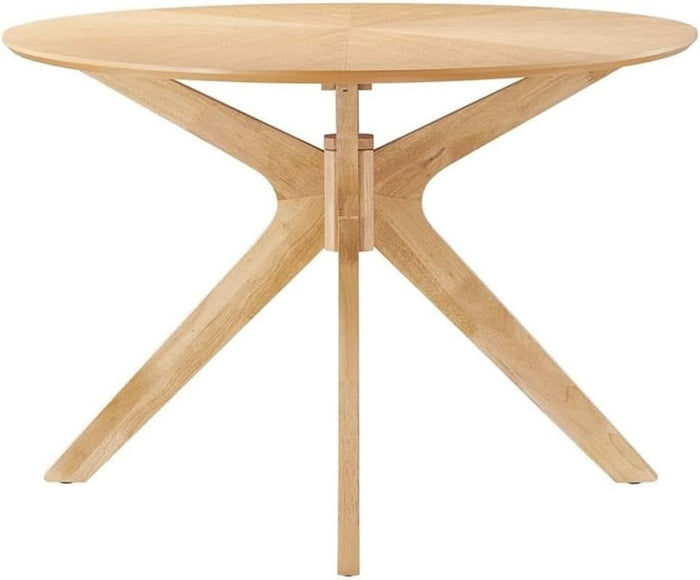 Oak-toned finish
