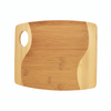 Two-Tone Bamboo Cutting & Charcuterie Board with Handle, 11x9