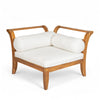 Acacia Wood Modular Sectional — 6 Piece
