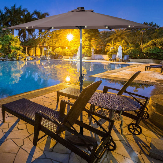 Patio Umbrella + Rug Set