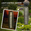 Solar Rattan Floor Lamp
