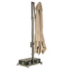 Cantilever Umbrella with Tilt and Rolling Base, 9.8 x 9.8ft