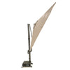 Cantilever Umbrella with Tilt and Rolling Base, 9.8 x 9.8ft
