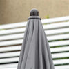 Outdoor Dining Table and Chair Set with Umbrella