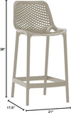 Contemporary Weather-Resistant Outdoor Patio Stool Set